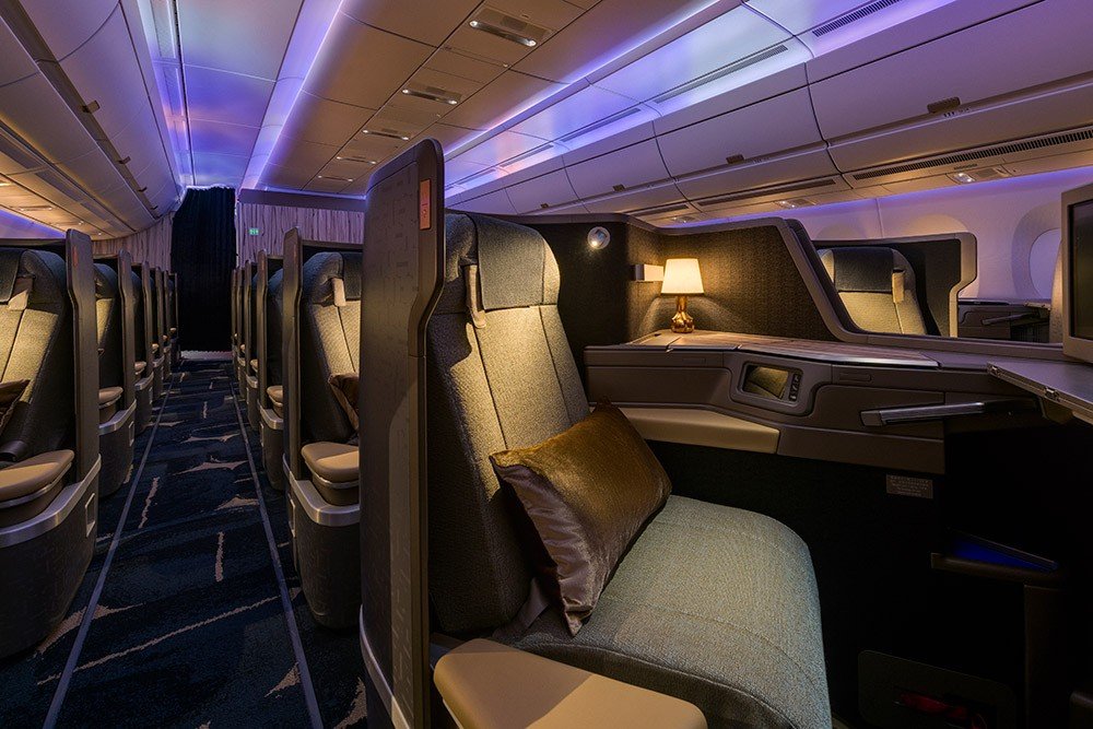 チャイナエアライン A350-900 プレミアムビジネスクラス（4）