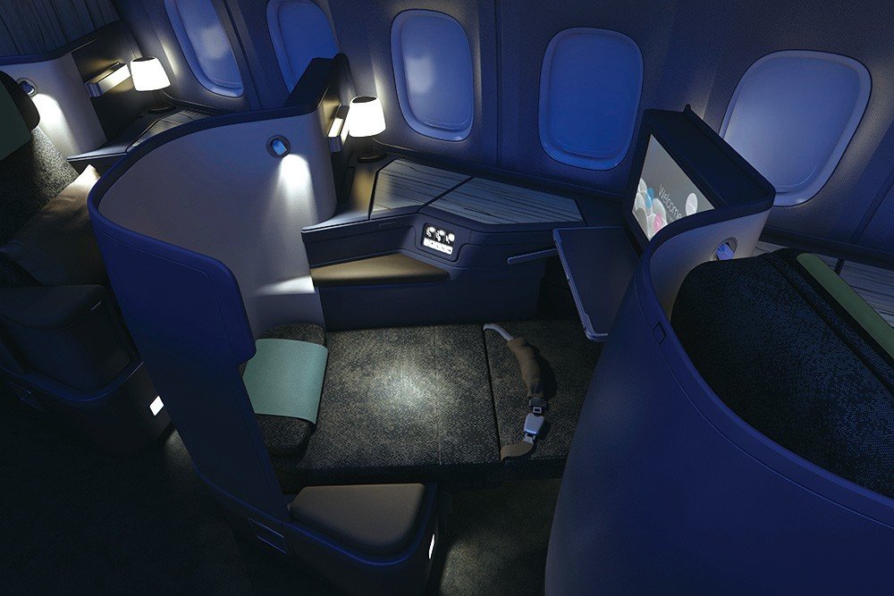 チャイナエアライン 777-300ER プレミアムビジネスクラス（3）