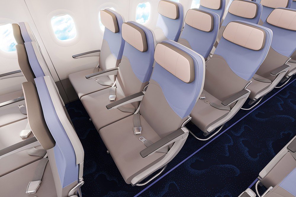 チャイナエアライン A321neo エコノミークラス（1）