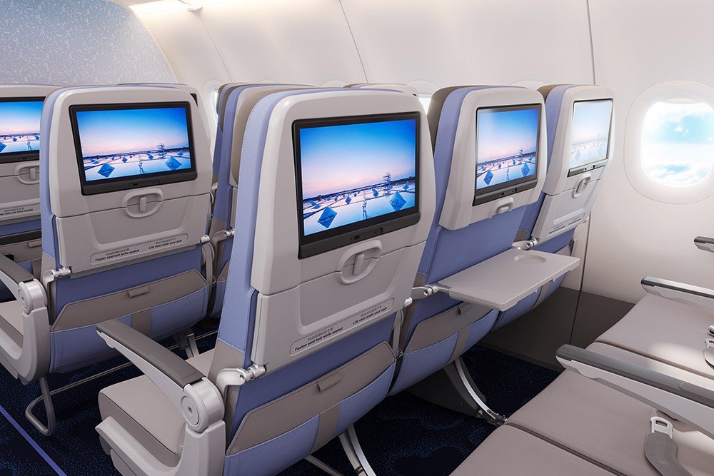 チャイナエアライン A321neo エコノミークラス（4）