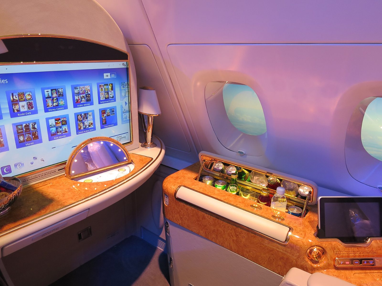 エミレーツ航空 A380 ファーストクラス（1）