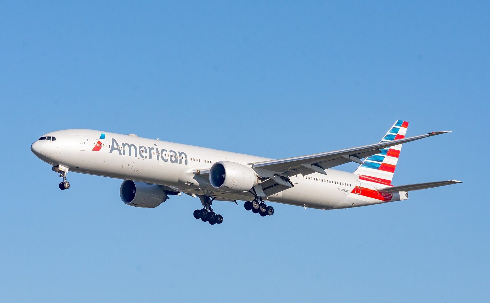 アメリカン航空の機体の外観