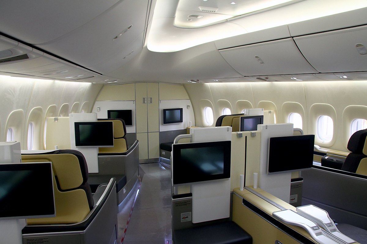 ルフトハンザ747-8のファーストクラス